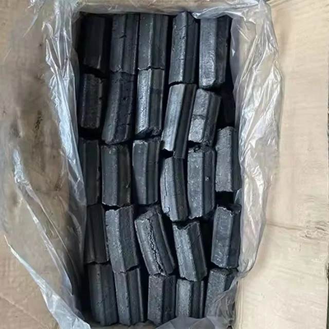 Hexagonal Sawdust Charcoal Briquette Hotel Restaurant Supplies Mini Size All Natural Eco-Friendly Odorless