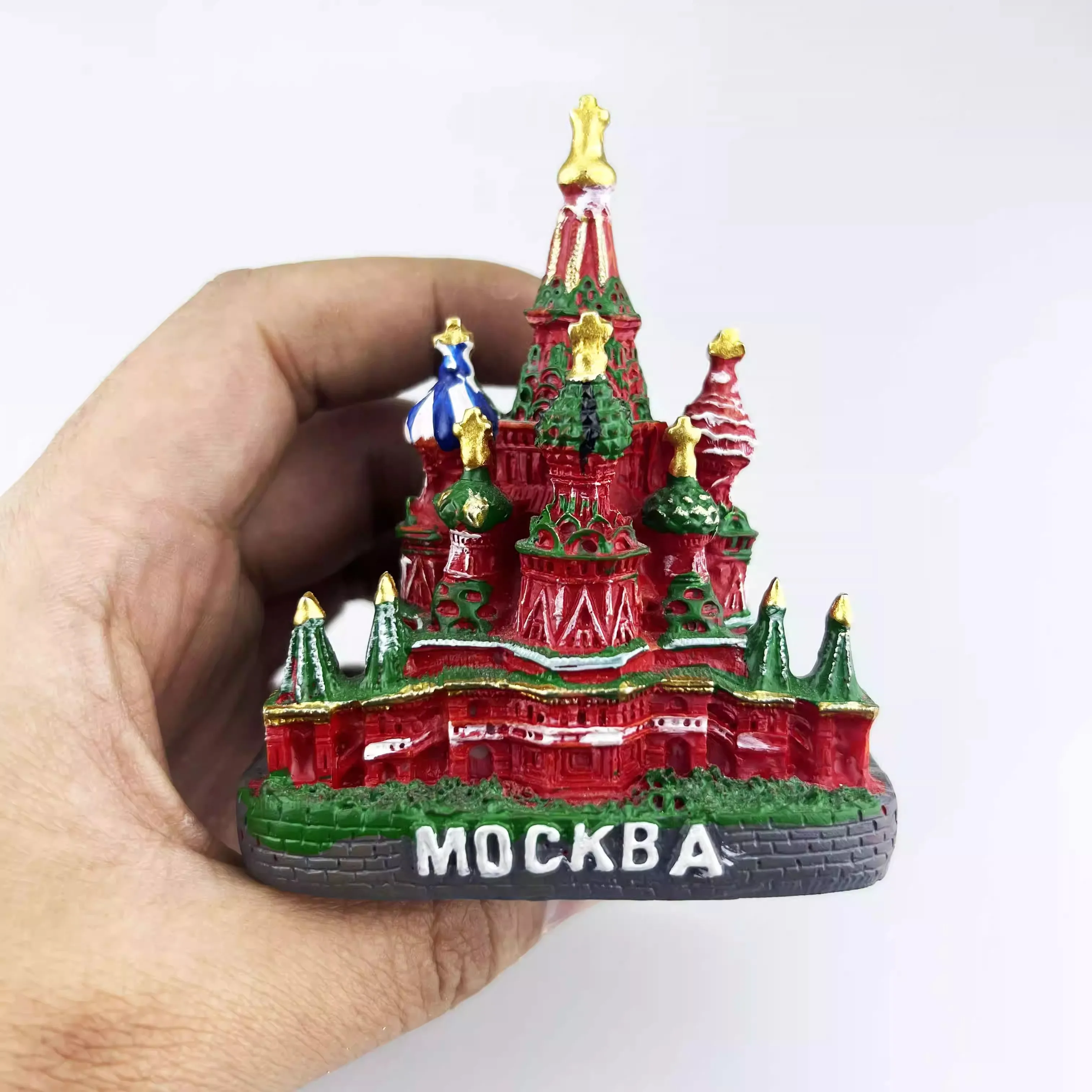 Wtt Россия Москва Красная площадь туристический мемориал креативная ручная роспись трехмерное здание украшение дома