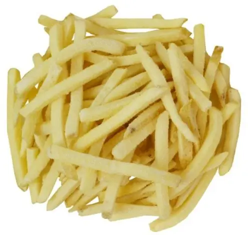 Frozen French Fries Making Machine Fresh Potato Chips Production Line For Sale