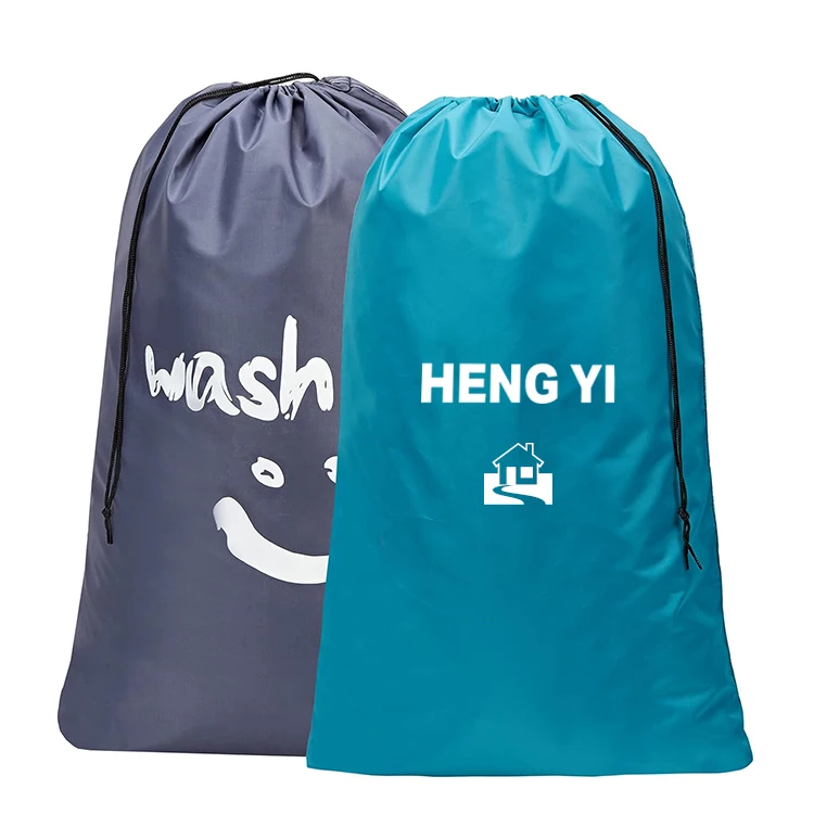 Heavy Duty Locking Drawstring Bag Washable Travel Laundry Bag for Dirty Clothes Organizer, Easy Fit a Laundry Hamper or Basket