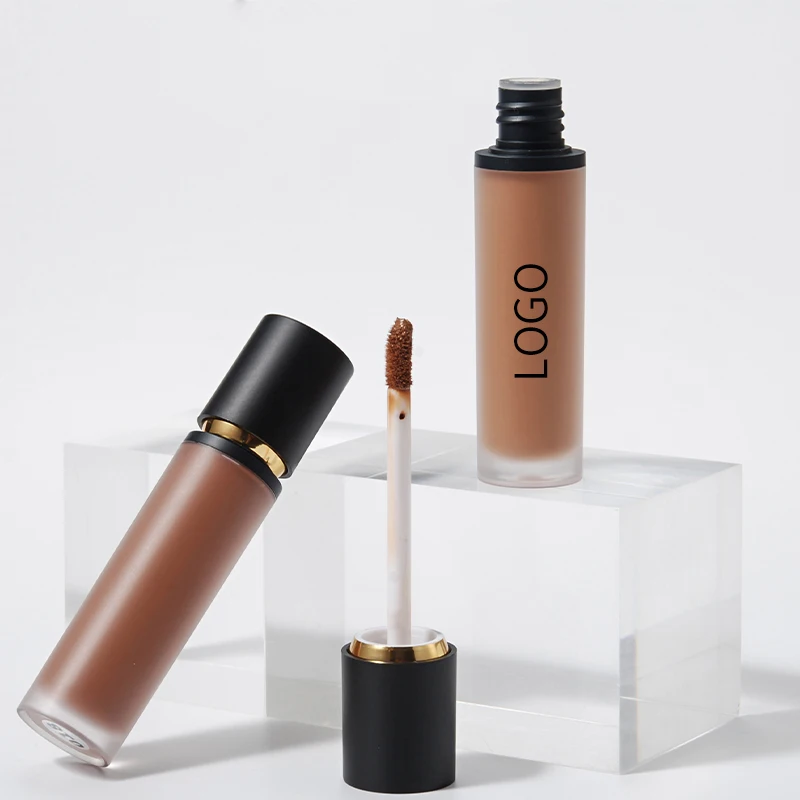 Private Label Makeup Concealer Liquid Concealer Matte 18 Colors Black White Pink Container High Coverage Liquid Concealer