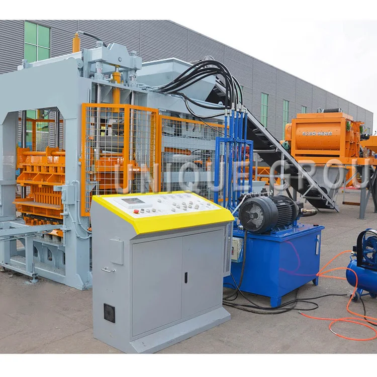 QT8-15 Hot Selling Products Automatic Concrete Brick Making Production Line