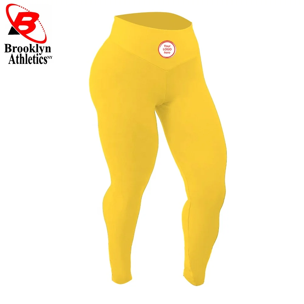 Ladies Leggings Custom Print Sports Gym Fitness Leggings Environmentally Friendly Fabric