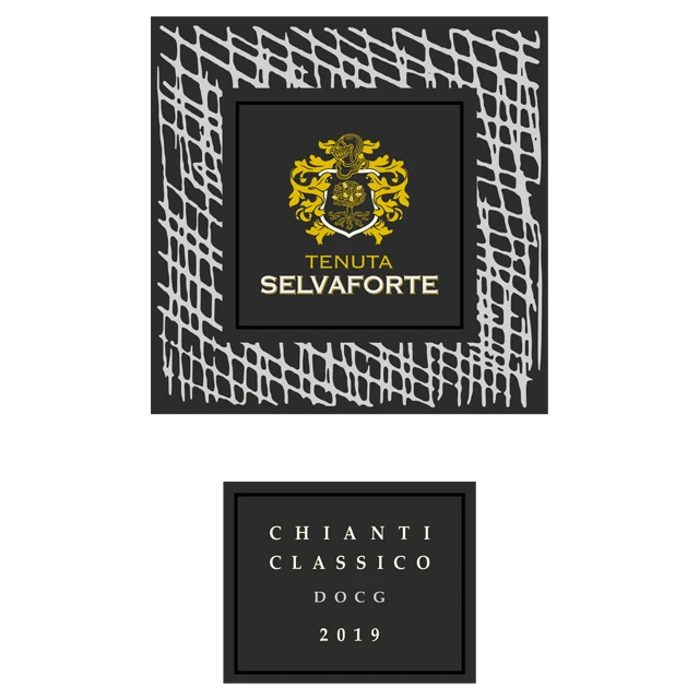 Высококачественный Итальянский винный бокал Chianti Classico DOCG флот красного вина 750 мл стеклянная бутылка для