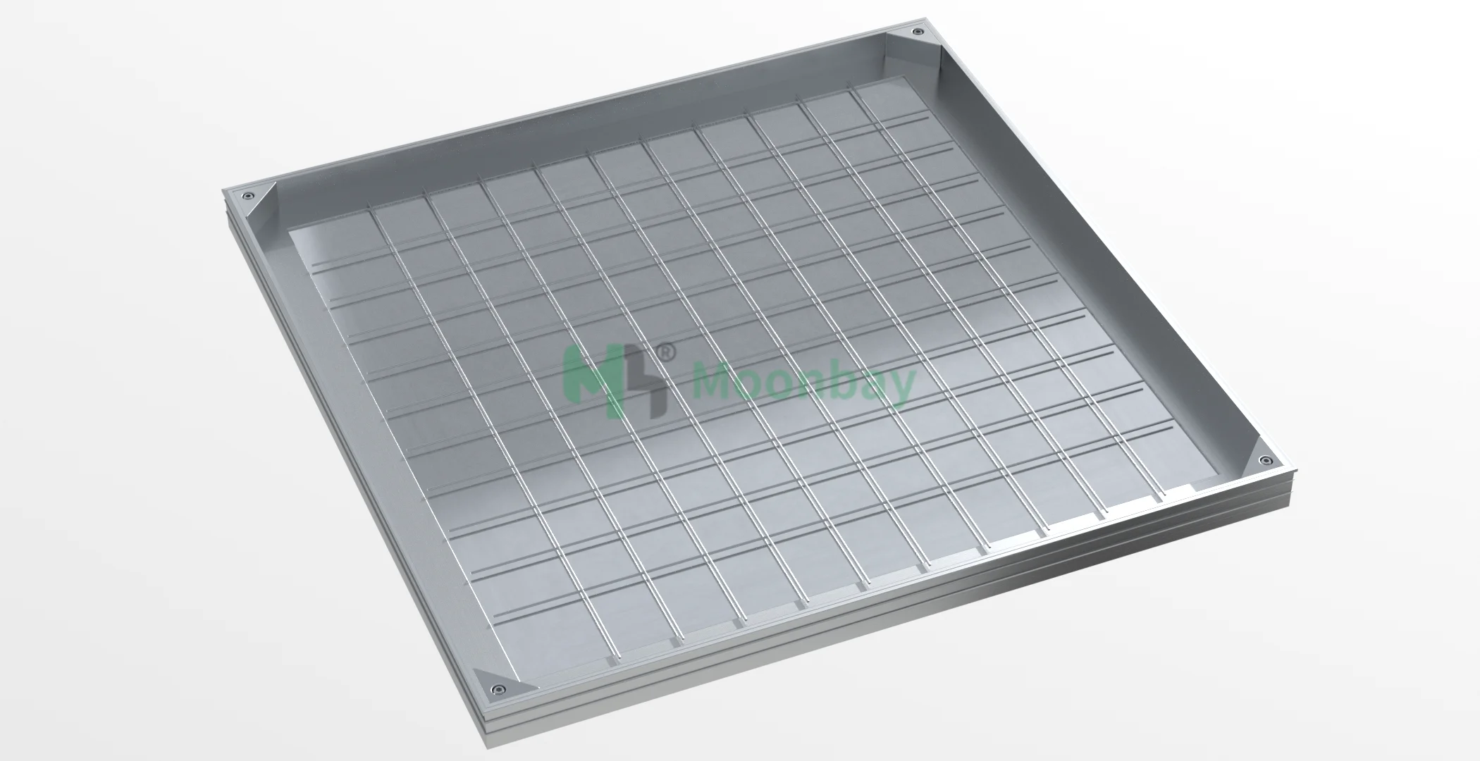 New upgrade good quality double sealed anti-odor aluminum manhole cover overall size 300*300mm