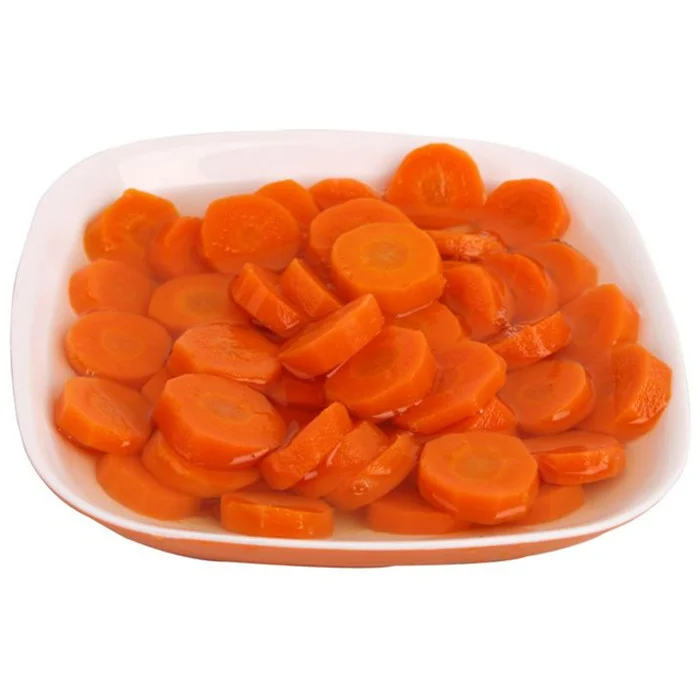 PREMIUM CANNED SLICED CARROTS / NATURAL GOODNESS / PERFECT FOR COOKING & SALADS / MADE IN VIETNAM