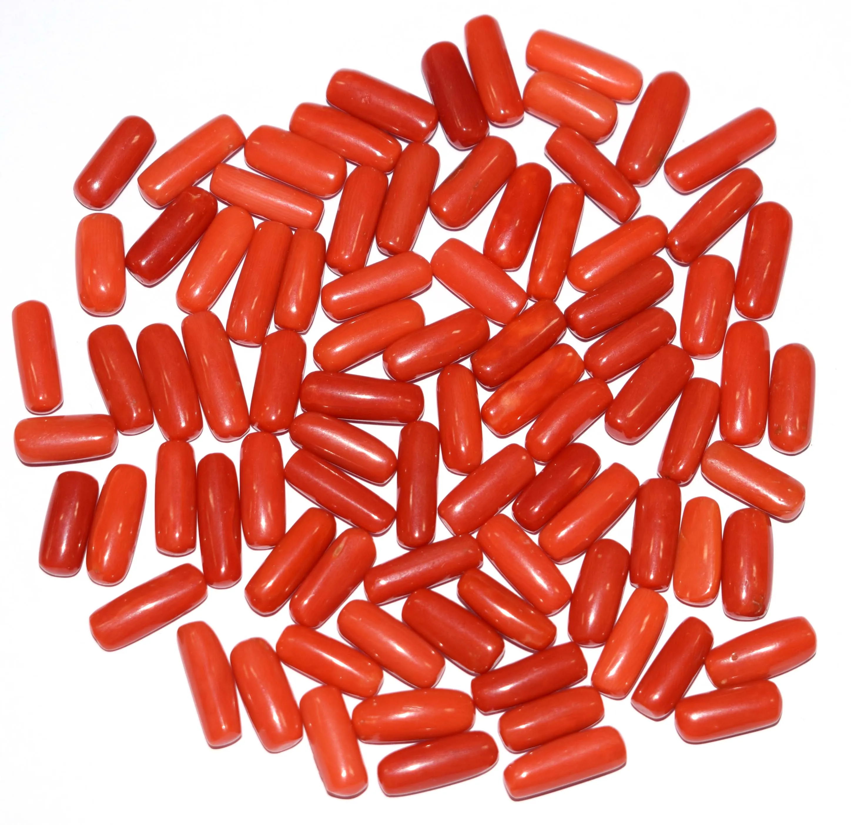 Красные коралловые красивые драгоценные камни в форме капшула бусины в новейшем красивом дизайне для девушек, изготовление ювелирных изделий, бестселлер, стильные натуральные