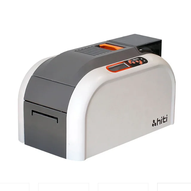 Plastic Card Printer HITI CS-200E Single sided Or Dual Sided PVC Card Printing Machine