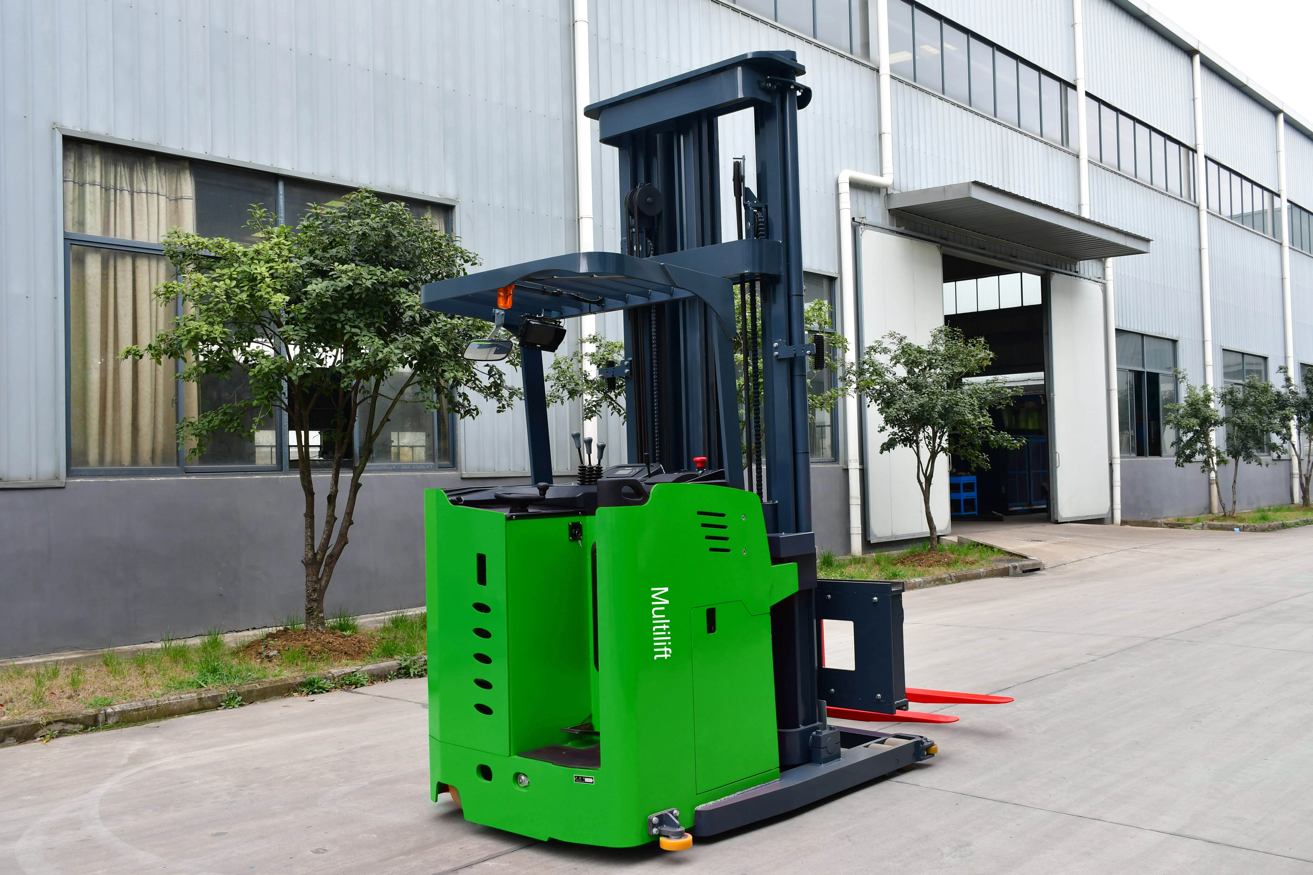 1,5 тонн узкопроходной 3 Way Vna электрический штабелер для вилочных погрузчиков до 7 метров Высокая Vna для вилочных погрузчиков