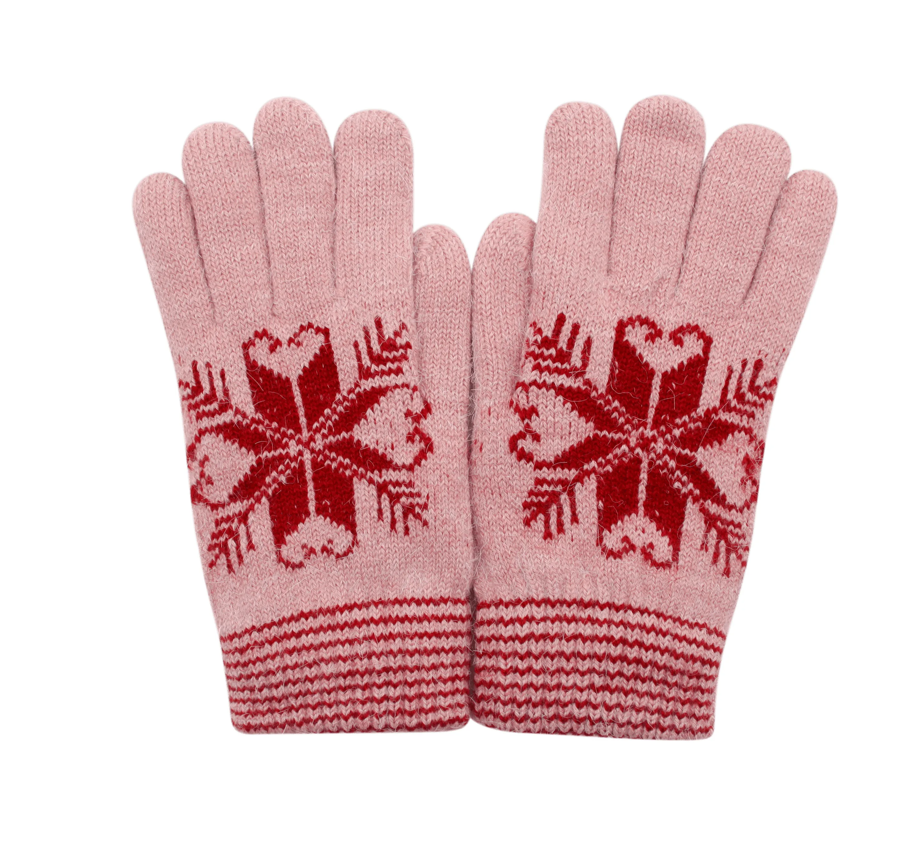 Jacquard Knit Gloves