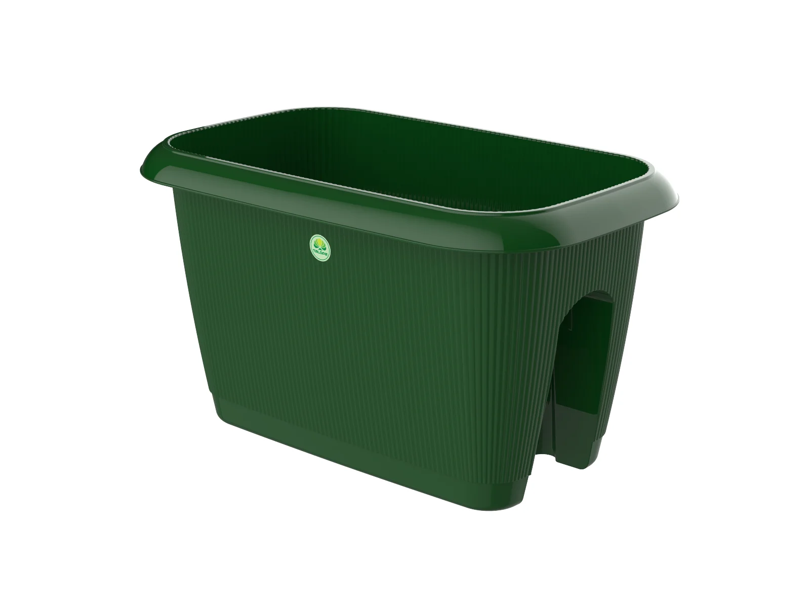 Plastic low price Balcony flower pot from recycled plastics Duytan Manufacturer in Vietnam Hot sales