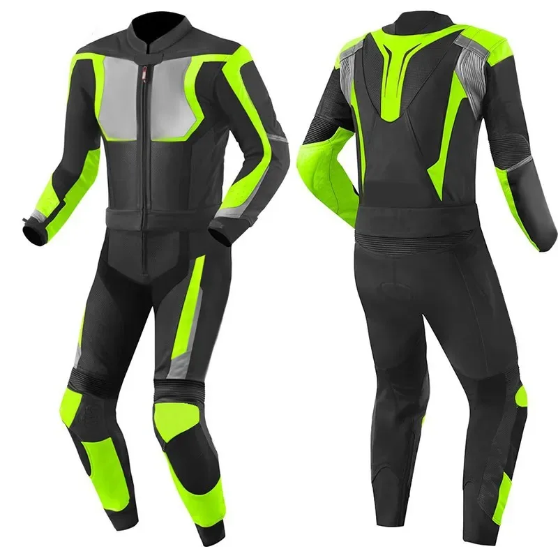 Custom Design Best Price Motorcycle & Auto Racing Wear Quality Men Motorbike Leather Suits Wholesale Leather