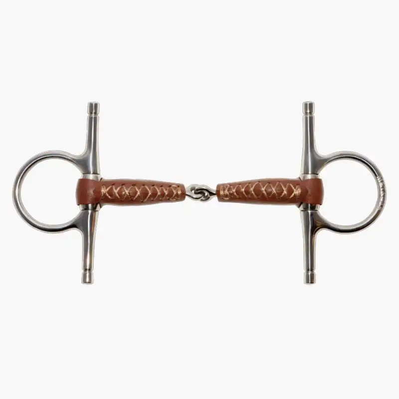 Полная щека snaffle Flexi двойное сочленение 15 мм
