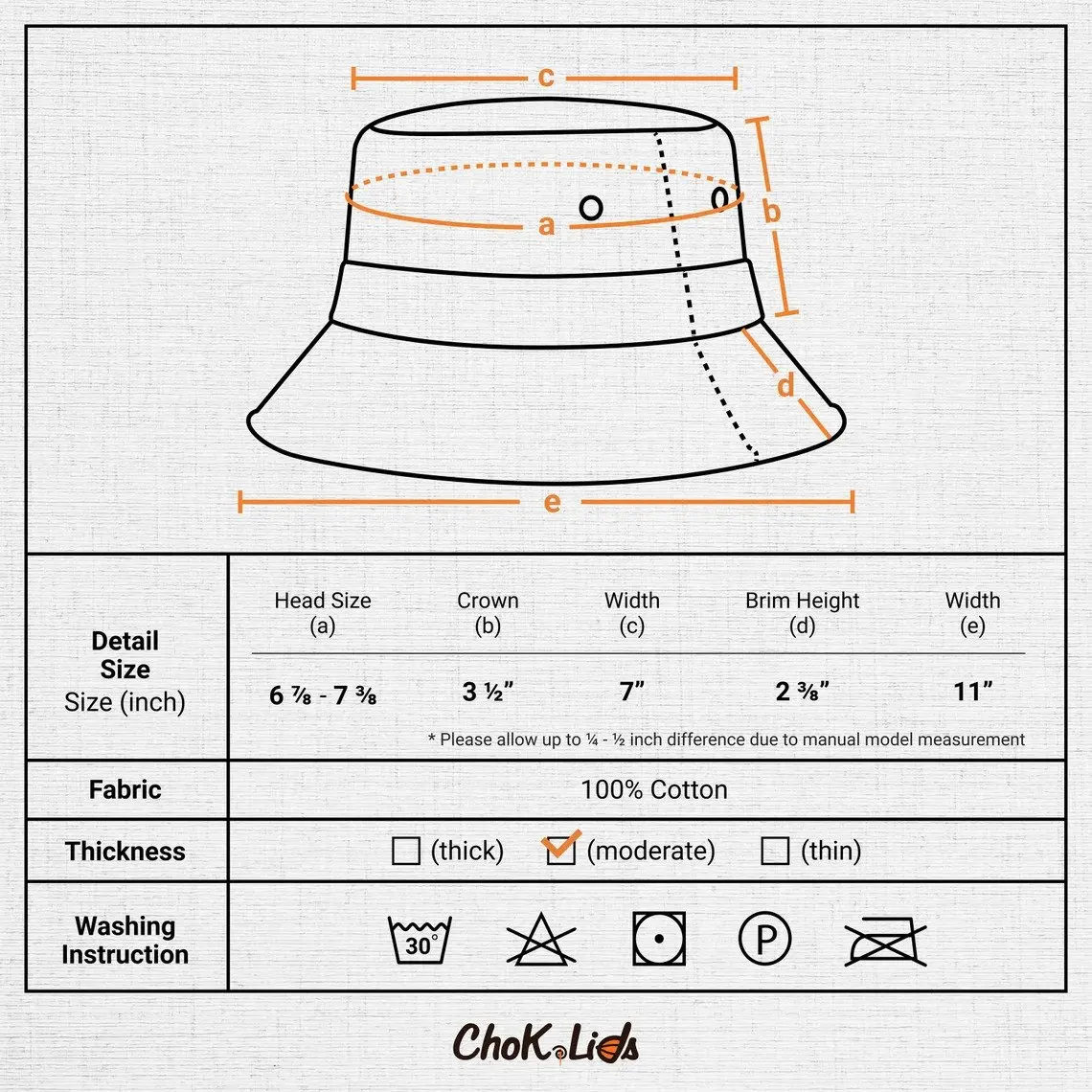 Everyday Cotton Style Bucket Hats Unisex Trendy Lightweight Outdoor Hot Fun Summer Beach Vacation Getaway Headwear