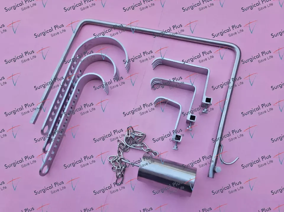 Набор ортопедических ретракторов Charnley Tetra Industries удлиненный из нержавеющей стали многоразовый для операций на тазобедренном суставе класс A+