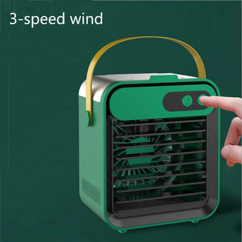 New Design Solar Power Small Air Conditioners Humidifier Portable Table Personal Mini Air Cooler