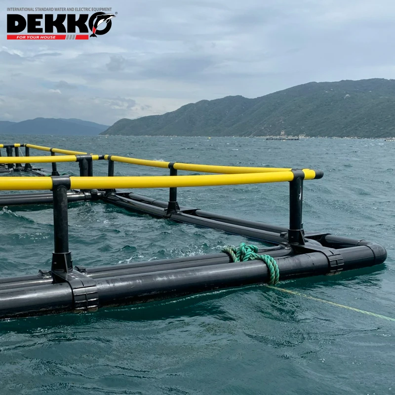 Низкая цена Тилапия hdpe плавающая клетка для аквакультуры рыбоводства двойная квадратная тилапия