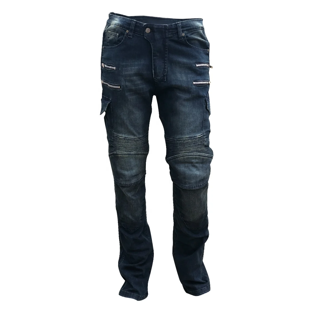 2024 New Design Motorcycle Pants Men Moto Jeans Protective Gear Riding Touring Motorbike Trousers Reinforced Lining material