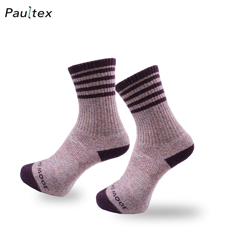 Men Winter Wool Socks Logo with Full Terry Structure