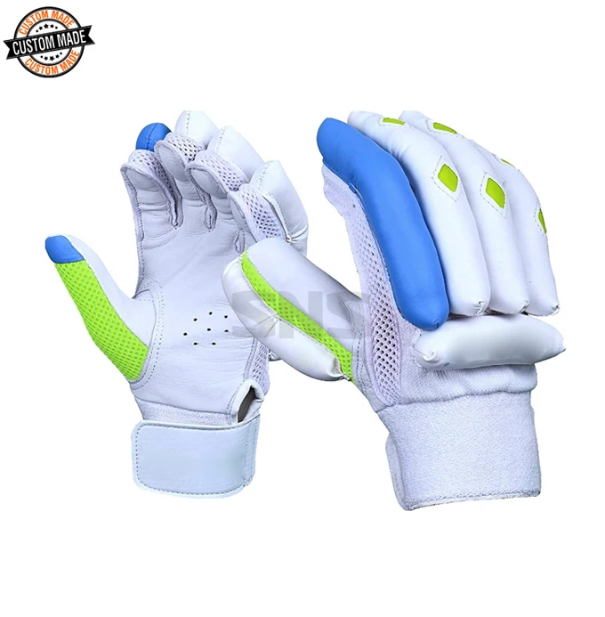 Leading Exporter of High Quality Fabric Palm and Padded with Cotton Cricket Entry Level PVC Batting Gloves for Bulk Buyers