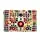 Printed Two Handle Handbag Use Cotton Shoulder Bags for Gifts Daily Wedding Favors Ethnic Fully Customizable For Girls