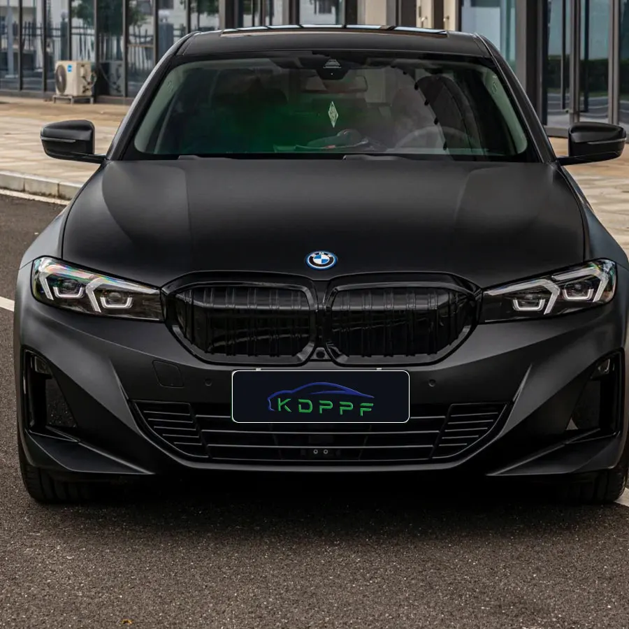 KDPPF Hot Selling Prevent Rubble TPU Color PPF Anti Stain Installation Friendly Metallic Black Car Wrap