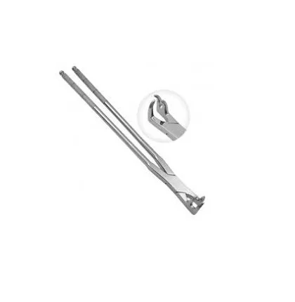 Precision Stainless Steel Hand Crafted Equine Premolar Extraction Forceps with Fulcrum for Equine Dental Oral Surgery