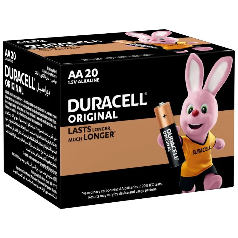 Оригинальная щелочная батарея Duracell AA 1 5 V (коробка/20 шт.)