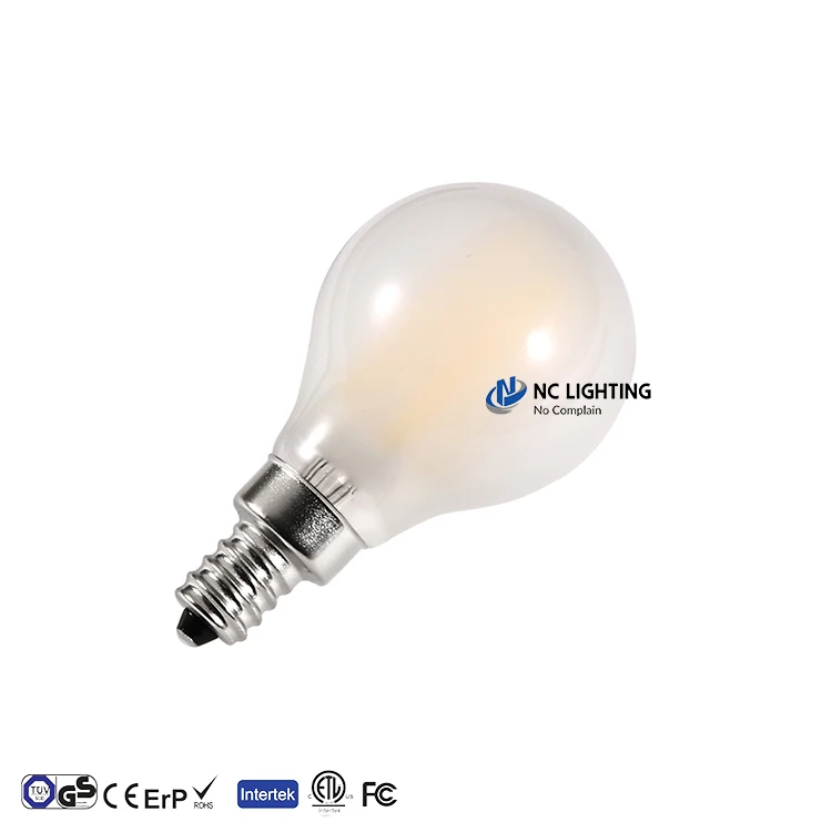 High Quality 2 Years Warranty E27 E14 E12 LED Milky-White Light Bulb 12V-24V Led Globe Bulb 4W for Chandelier