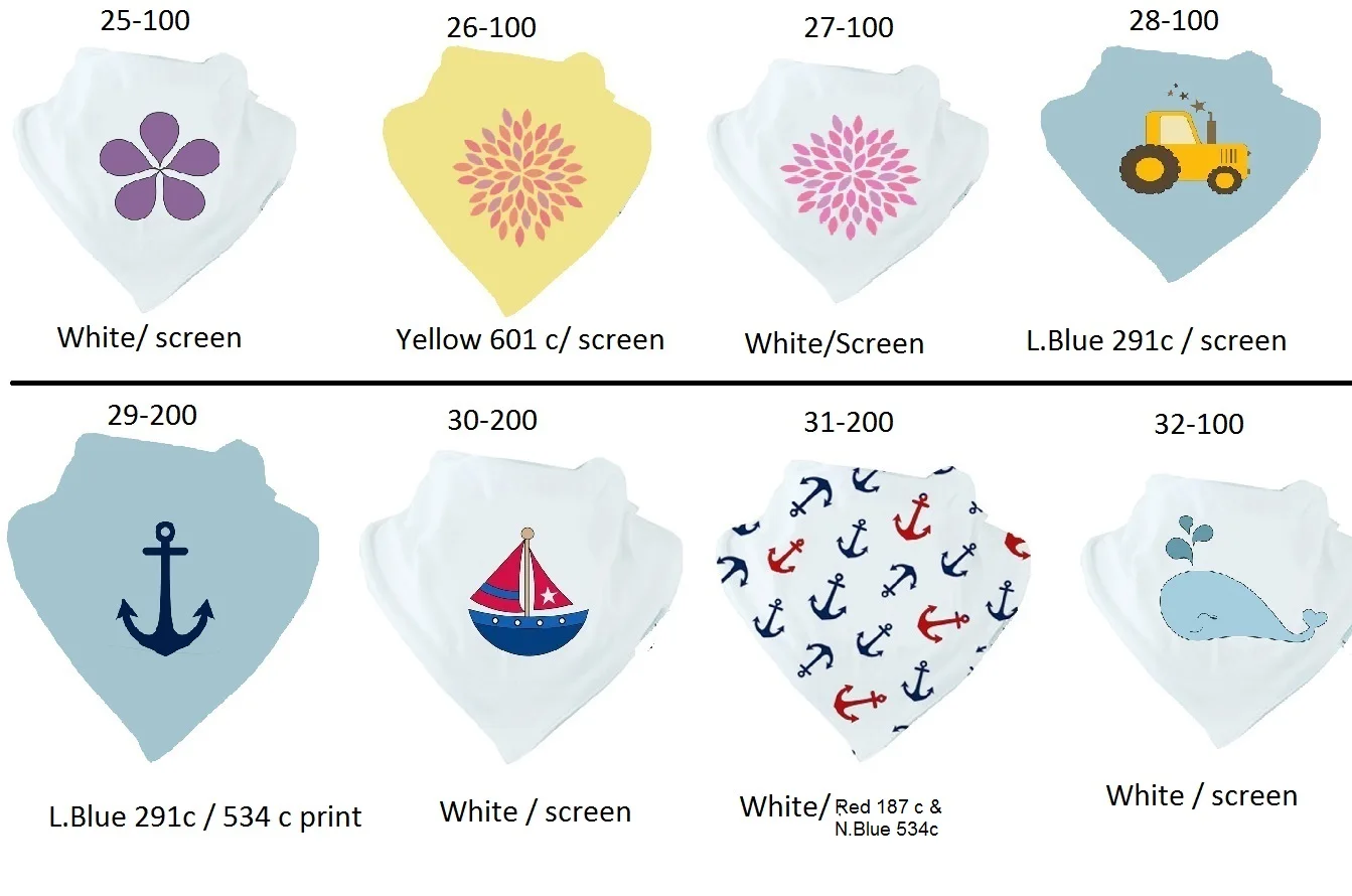 Wholesale Prices Custom Best Eating Food Feeding Animal Print High Quality Organic Cotton Infants Baby Bandana Drooling Bibs