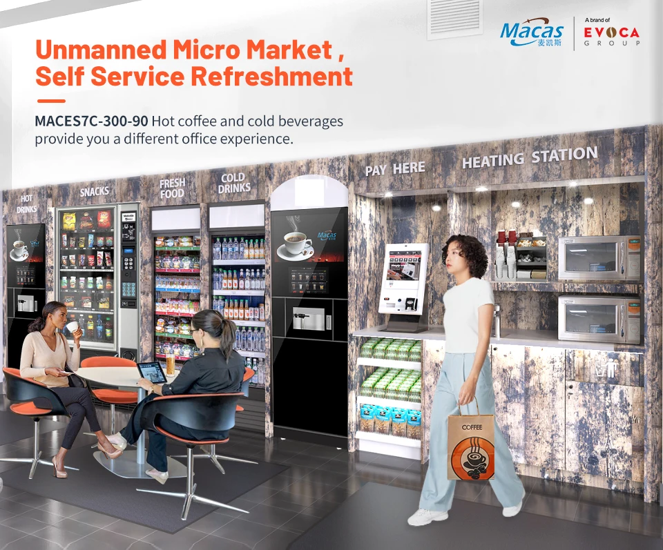 EVOACAS Oem/odm Hot Selling Vending Machines Mechanical Mini Coffee Vending Machine coffee grinder espresso