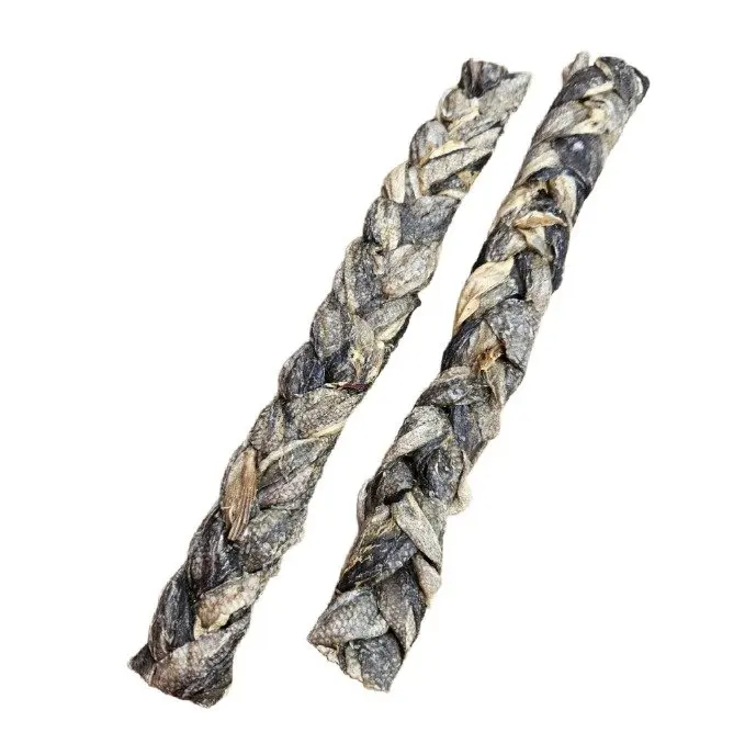 Wholesale Salmon Fish Skin Dog Treats Snack For Pet 12 Months Products High-Quality Low-Cost Bulk Orders