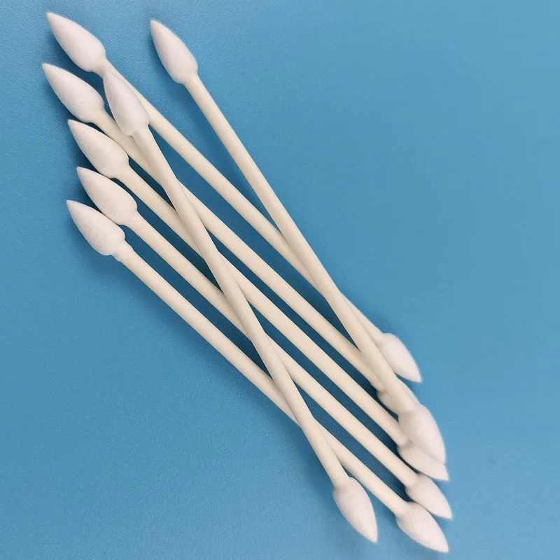 50pcs Biodegradable Paper Stick Double Ended Cosmetic Cotton Swab Qtips for Makeup Removing