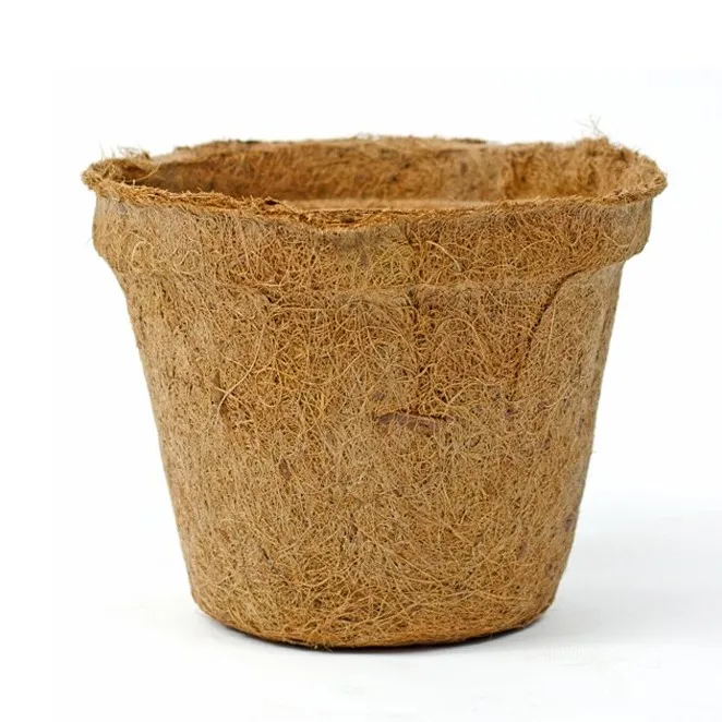 Bio coco coir pots for hydroponics farm house greenhouses garden natural coconut husk fiber pots