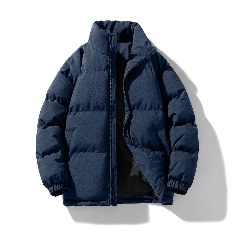 Custom Winter Puffer Jacket For Men Stand Collar Casual Outwear High Quality Coats Padded Men Jacket breathable puffer jacket