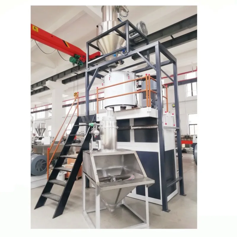 Industry Vacuum Loader PVC Powder and Plasticizer Oil  Mixer Machine Soles Raw Material Mixing Machine