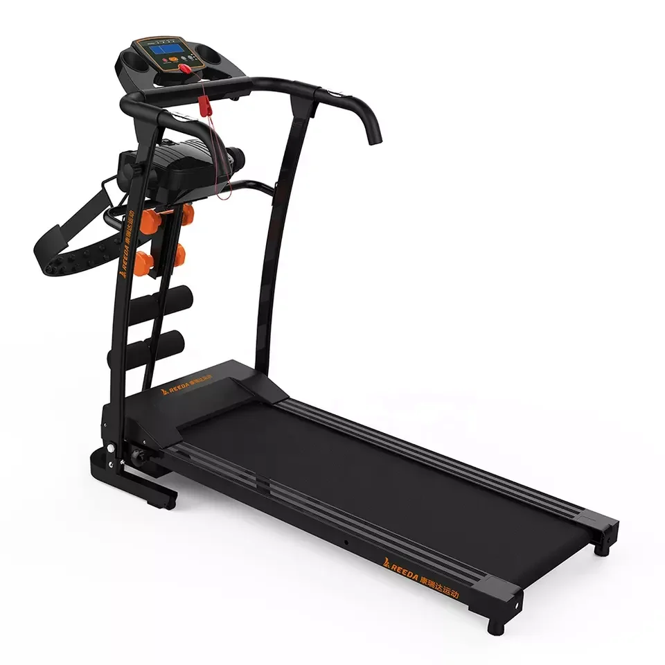 Multi Function 2.5HP Home Treadmill Home Fitness Motorized Incline Treadmill Treadmill with Massager Belt Sit up