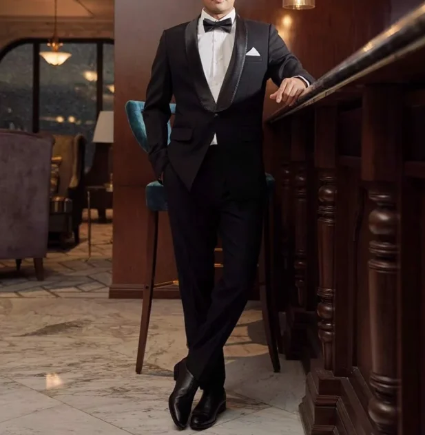 Wholesale OEM Competitive Price Woolen Men Wedding Vest 3 Pieces Wedding Suit For Men Suit From Vietnam