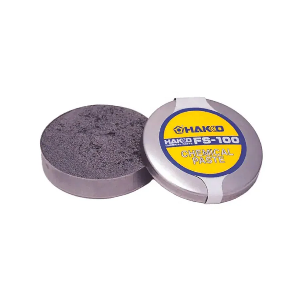 Chemical Paste For Cleaning Soldering Tip FS100 HAKKO ORIGINAL Removal Oxide Retinning Soldering Iron Tip SN 10g Cleaning Paste