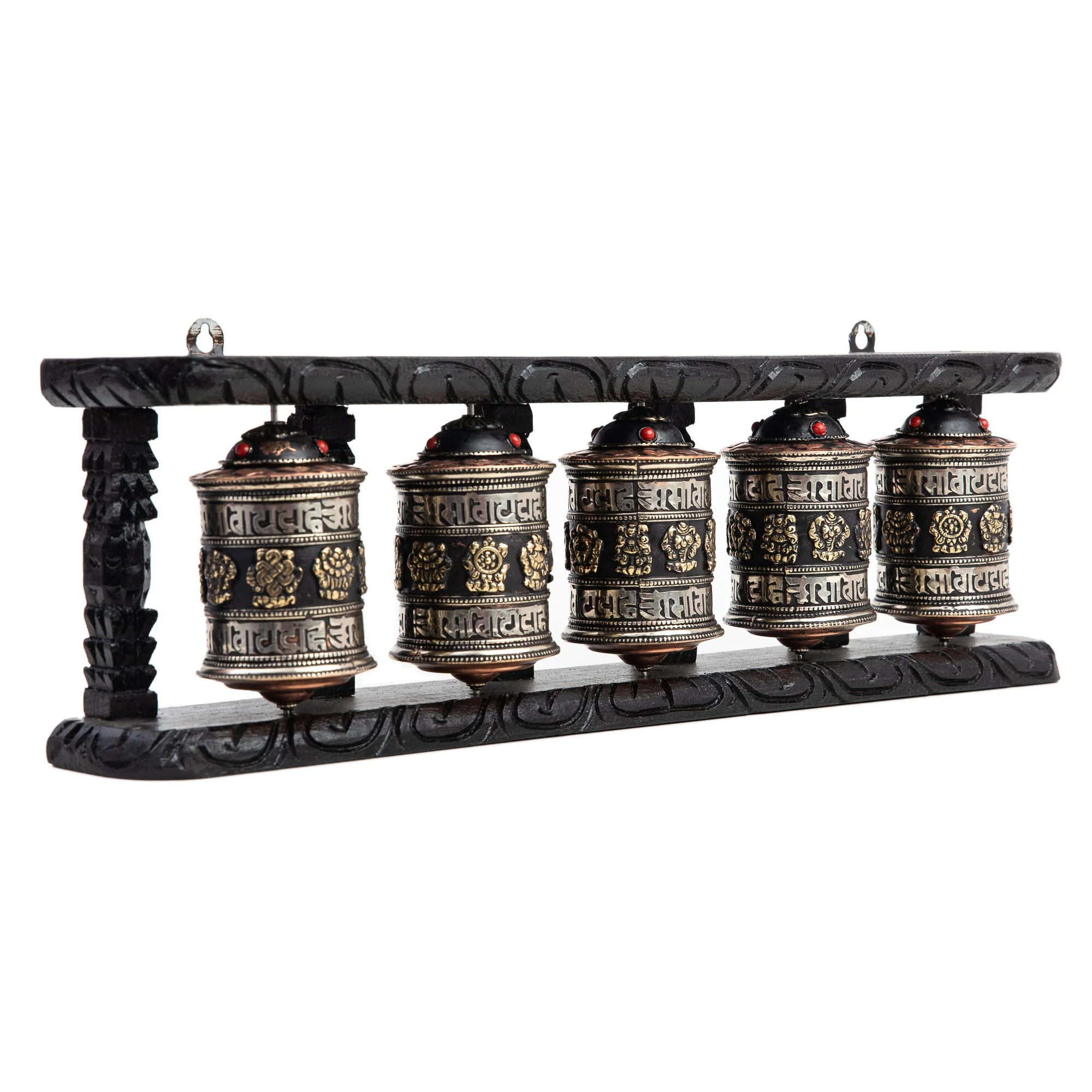 Medium Tibetan Mantra Prayer Wheel - Enhance Your Spiritual Meditation Journey