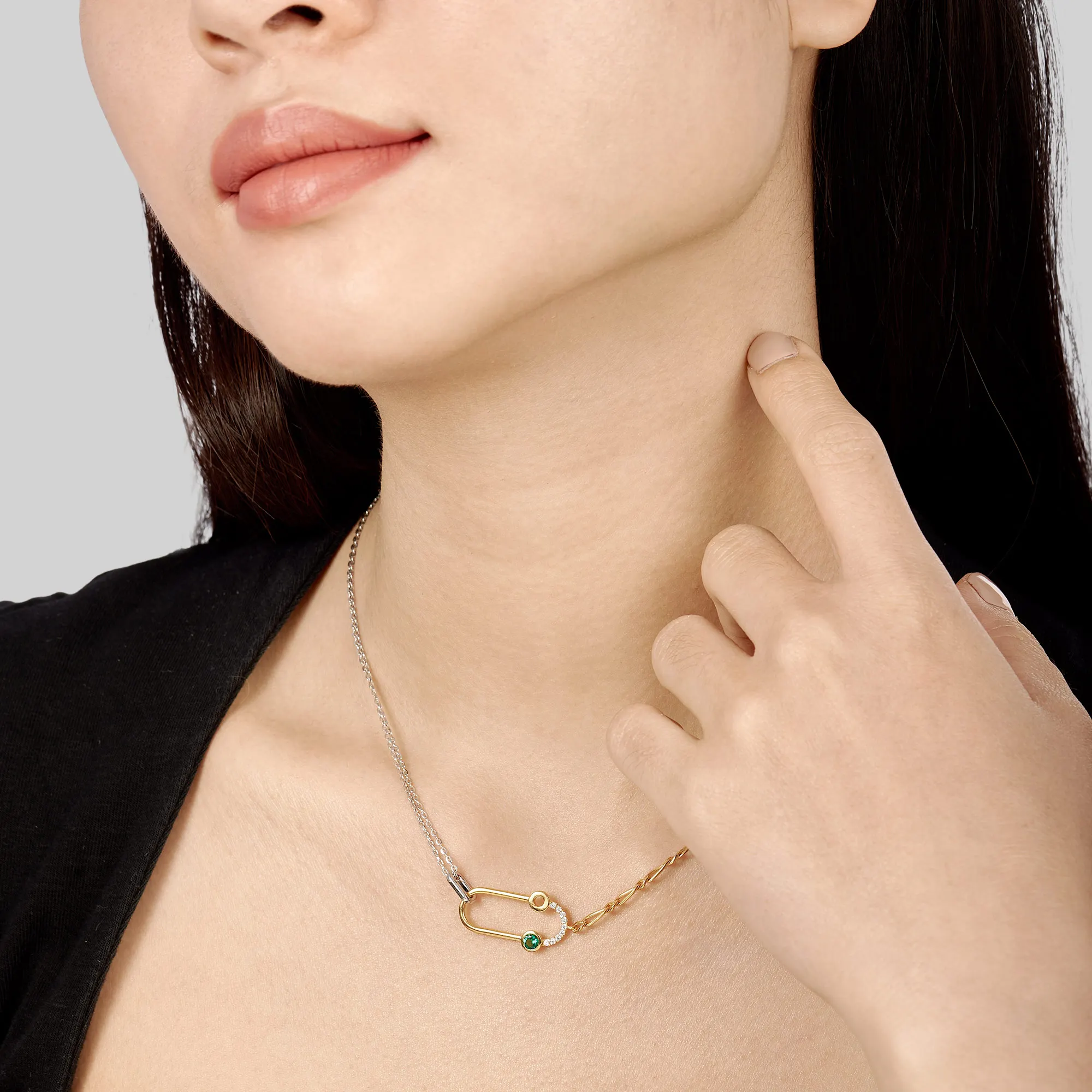 High quality fashion jewelry sterling silver 925 necklace for women accessories