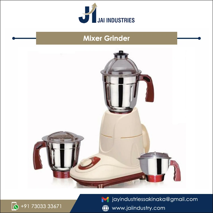 Premium Grade Highest Selling 550W Household Mixer Grinder Machine for Genuine Wholesale Purchasers