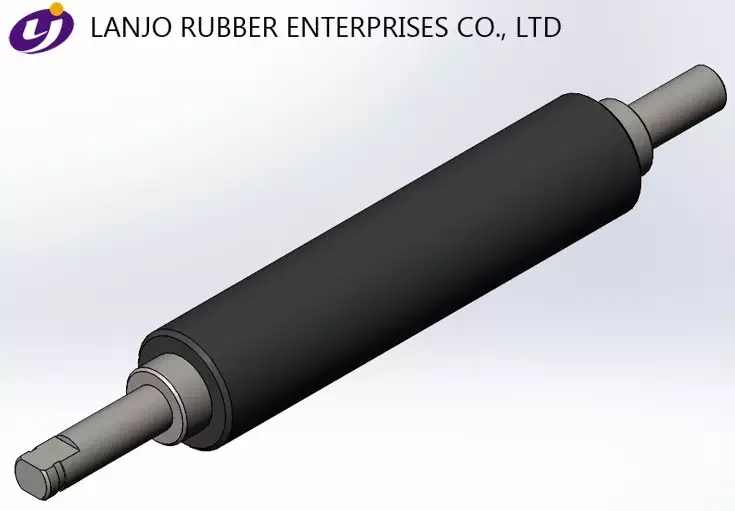 Cold Laminator Rubber Roller For Industrial