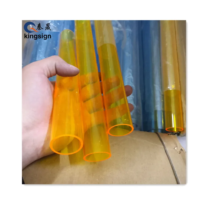 KINGSIGN customized oem service drum shell frames acrylic tubes