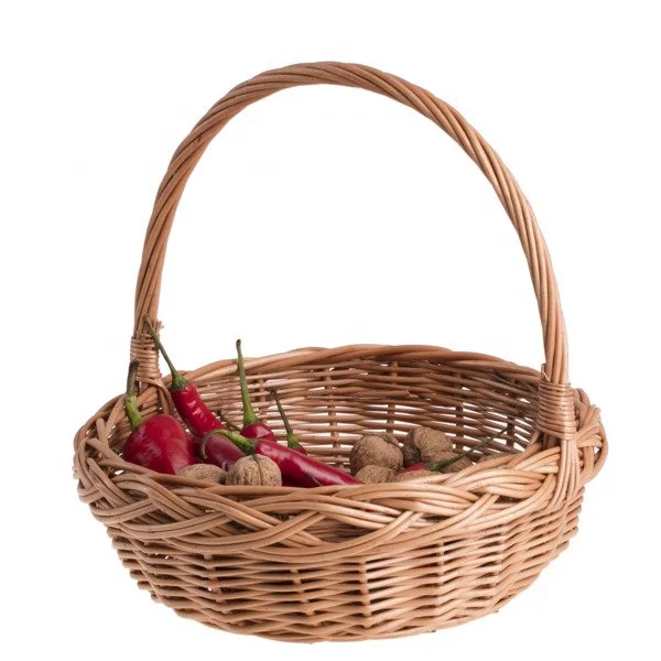 Natural Wicker Cane Wiwin Jute Basket with Handles Wholesale Item Top Standard Product for Organizing Shelves Small Hot Selling
