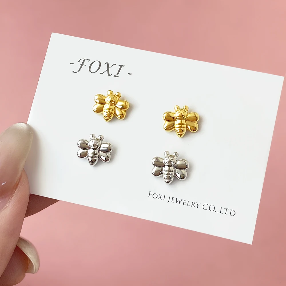 Оптовая продажа корейских пользовательских женских модных украшений 18K золото пчела аксессуары ювелирные изделия