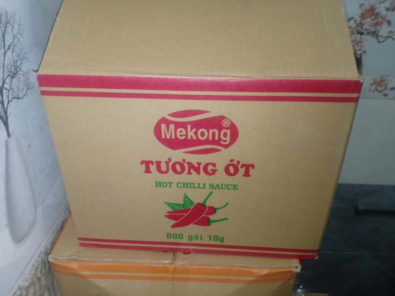 Seasonings & Condiments - Convenient Mekong Chilli Sauce in Sachet 10g Fresh Spicy Garlic Chili Paste Natural spicy sauce price