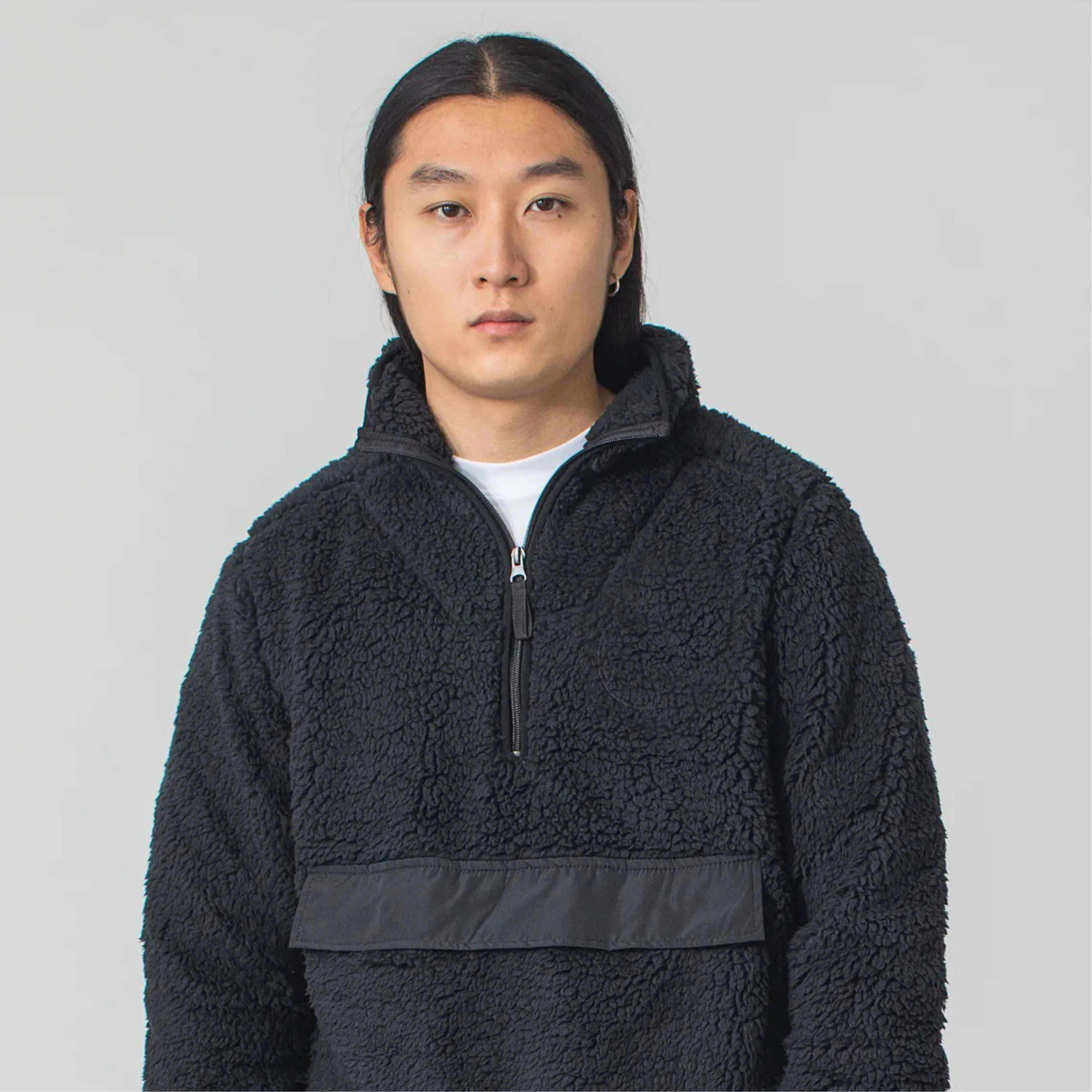 Full-Zip Sherpa Fleece Jacket with Plush Lining - Stylish and Warm Outerwear - Perfect for Everyday Use and Outdoor Adventures