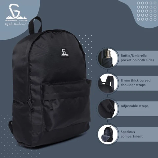 Wholesale Custom Multifunctional 27 Lt School Bag Books Carry Backpack for boys and girls Water Resistant Double Zipper Backpack