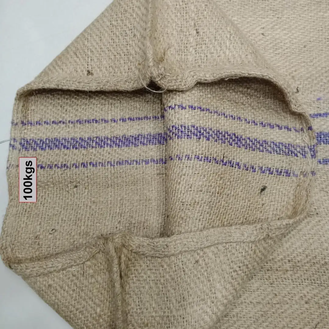 Hot Selling 100% Jute Material Jute Sacks Bags used for Cocoa beans Coffee beans Cashew nuts Food grains Cheap Price